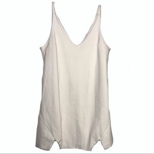 Lulu’s | ivory cream pleated strappy dress